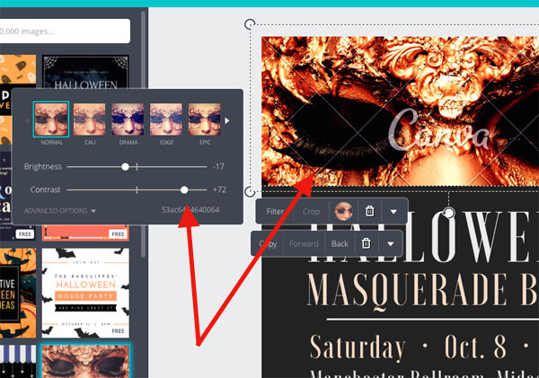 Canva Contrast and Brightness - 2