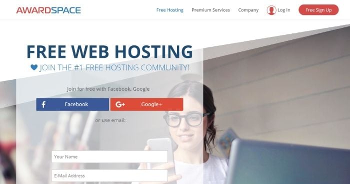 Free WordPress Hosting - AwardSpace