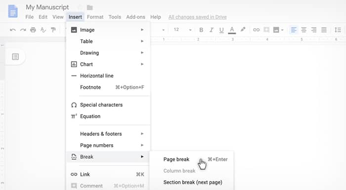 Screenshot of a Google Docs document