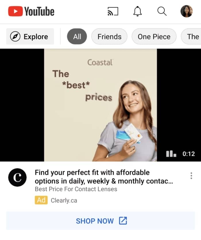 youtube masthead ads