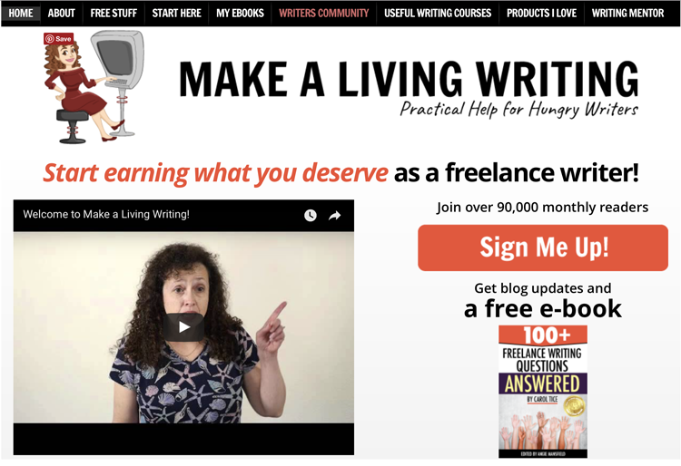 001 make a living writing