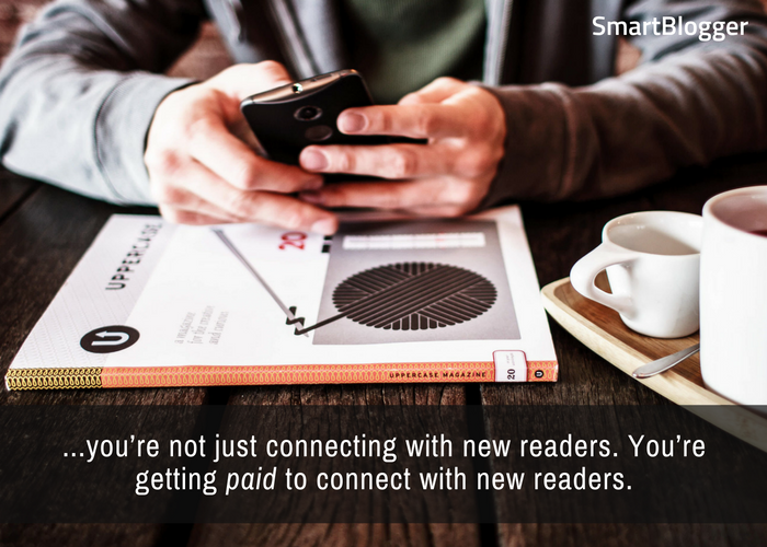 Get paid to connect with new readers.