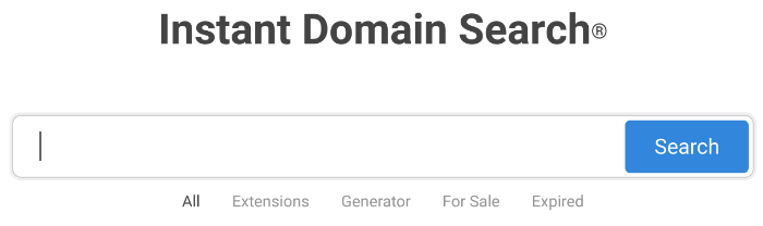 blog name generator instant domain search