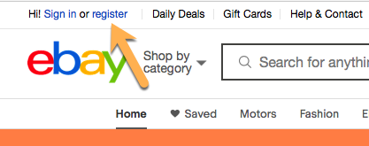 eBay Register