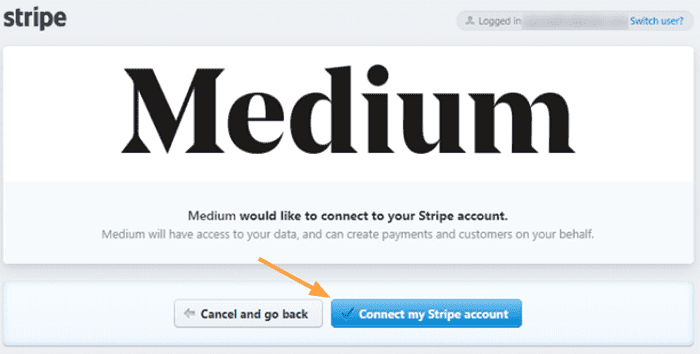 medium partner program connect stripe